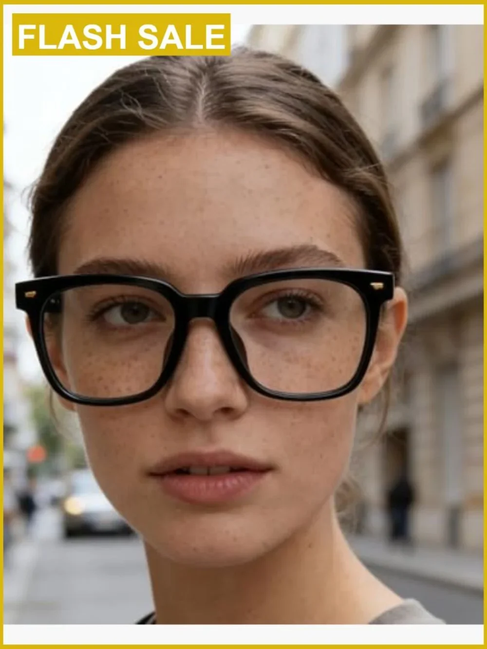 Oversized Square Blue Light Blocking Computer Glasses Anti Glare